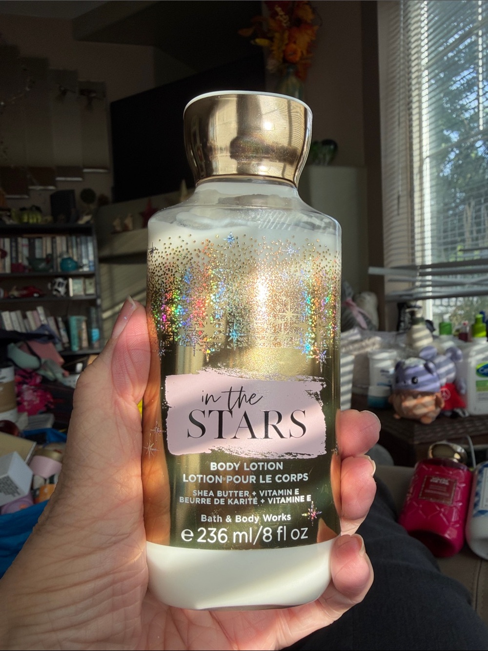 Bath & Body Works In The Stars Body Lotion — Gold & White